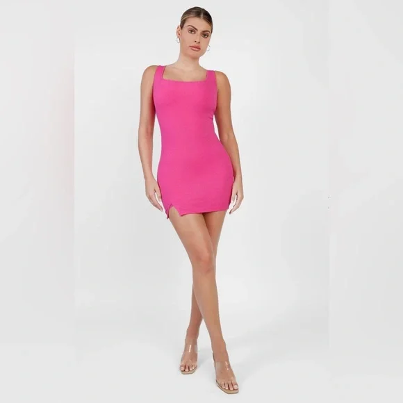 Popilush Shapewear Modal Sculpting Mini Tank Dress - Picture 4 of 8